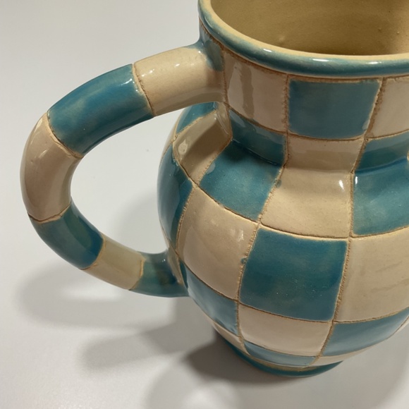 Turquoise & White Pitcher - Picture 4 of 5